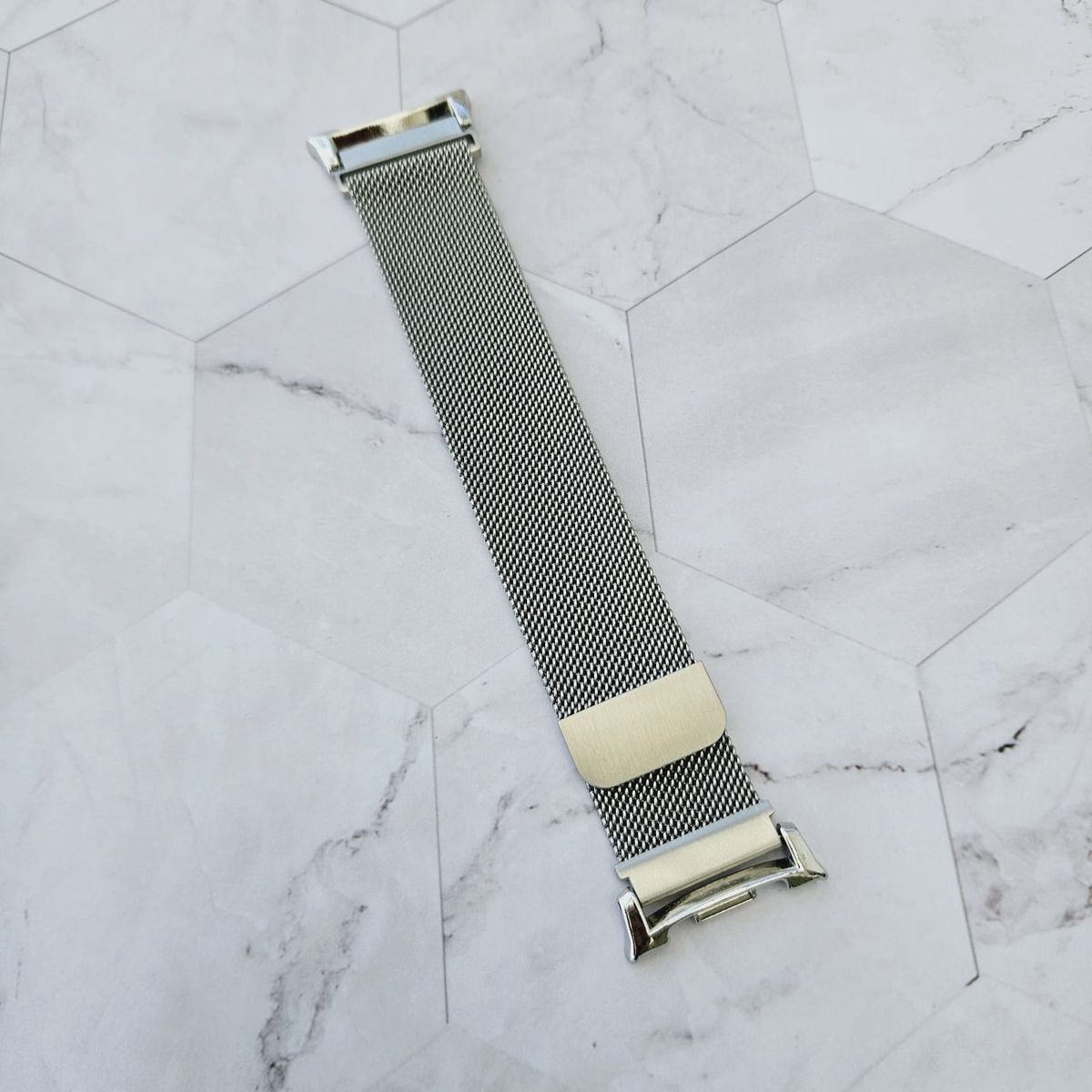 GENERICO - Correa Acero Milanes para SAMSUNG WATCH 8 - 8 CLASSIC - Plateado