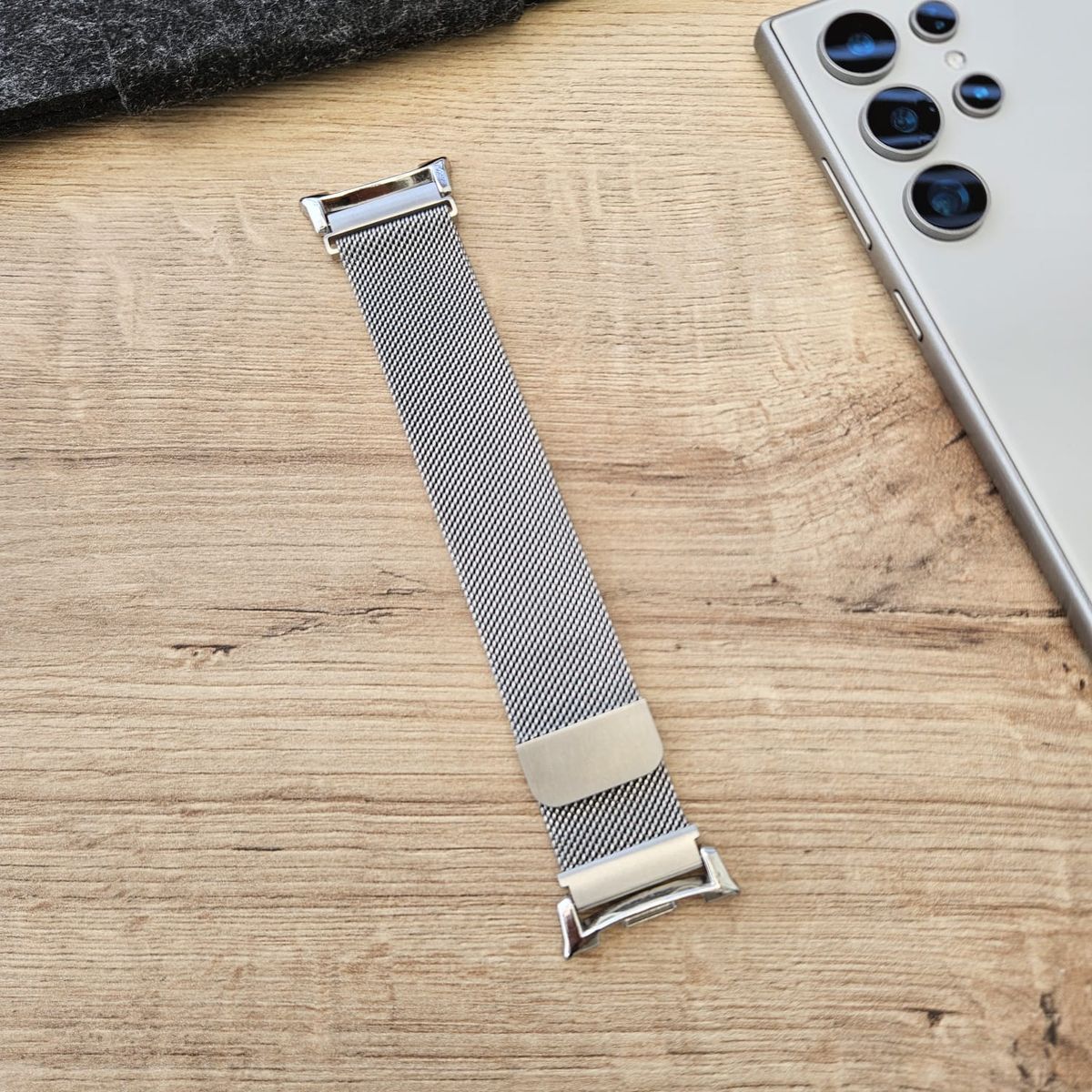 GENERICO - Correa Acero Milanes para SAMSUNG WATCH 8 - 8 CLASSIC - Plateado