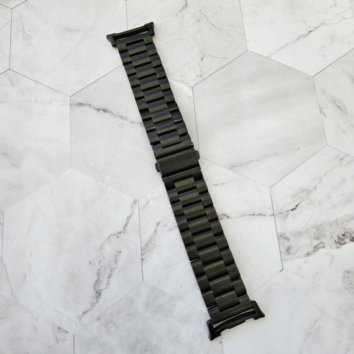 GENERICO - Correa Acero Eslabones para SAMSUNG WATCH 8 - 8 CLASSIC - Negro