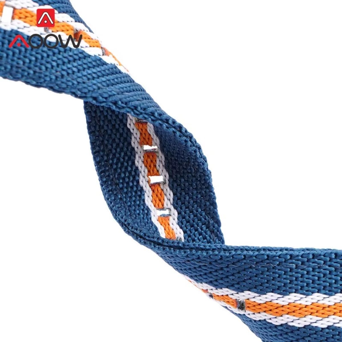 GENERICO - Correa Nylon Premium para SAMSUNG WATCH 5  5 PRO - Blue Orange