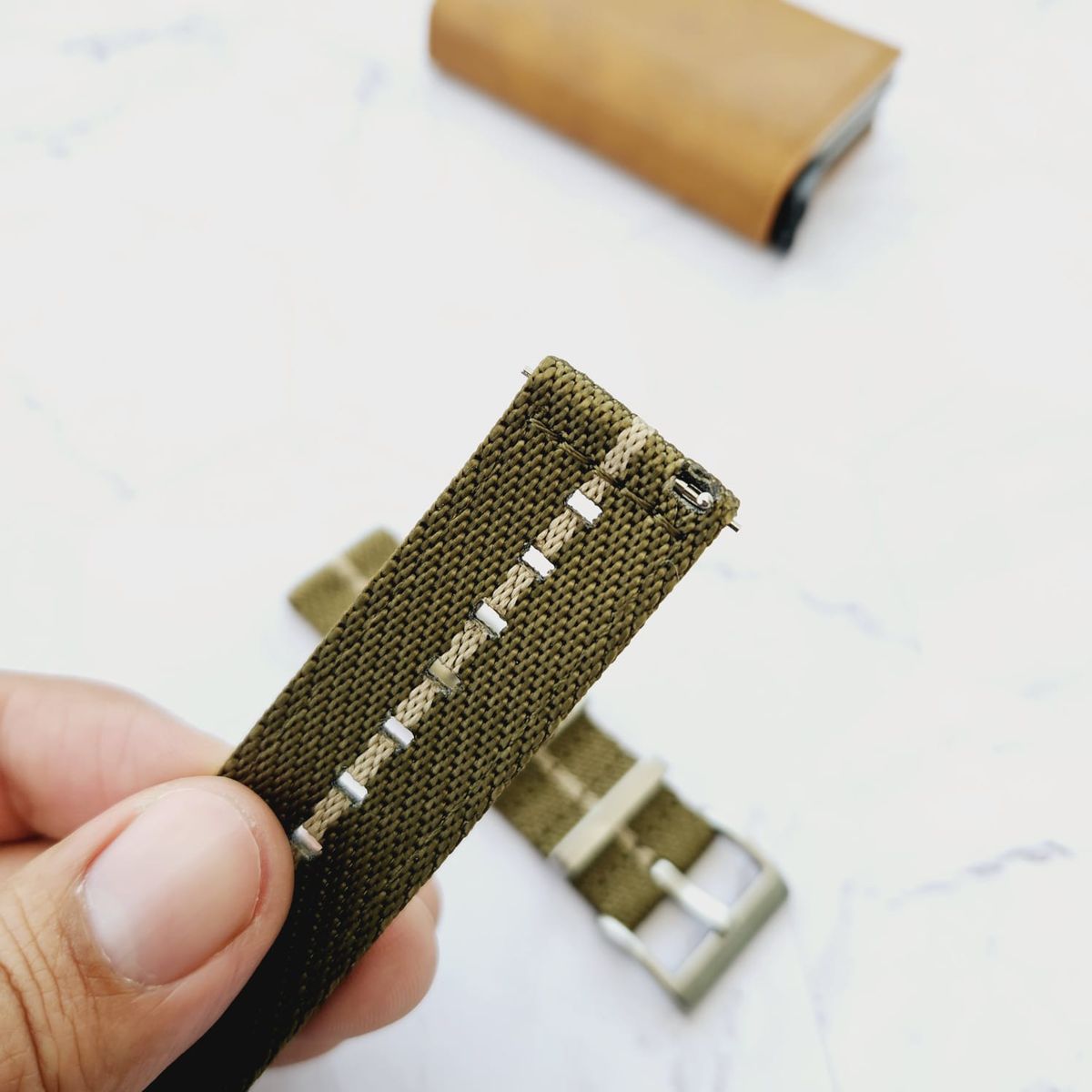 GENERICO - Correa Nylon Premium para XIAOMI MI WATCH - Verde