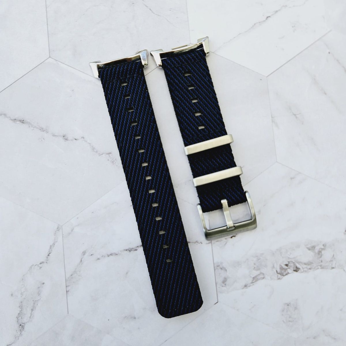 GENERICO - Correa Nylon Premium para XIAOMI MI WATCH - Azul