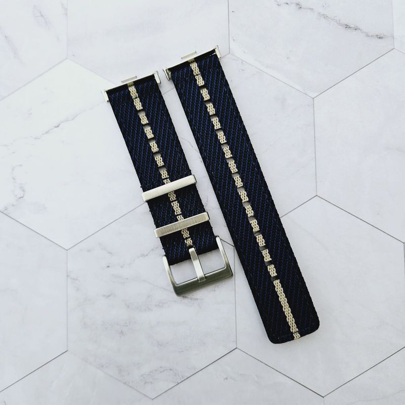 GENERICO - Correa Nylon Premium para REDMI WATCH 4 - Azul Beige