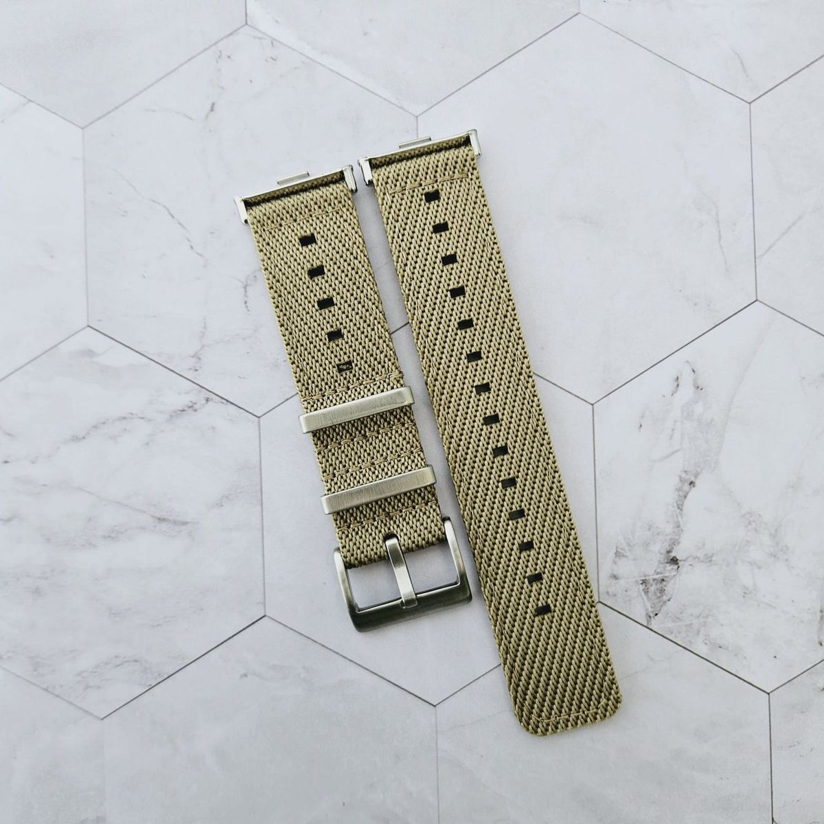 GENERICO - Correa Nylon Premium para REDMI WATCH 4 - Beige