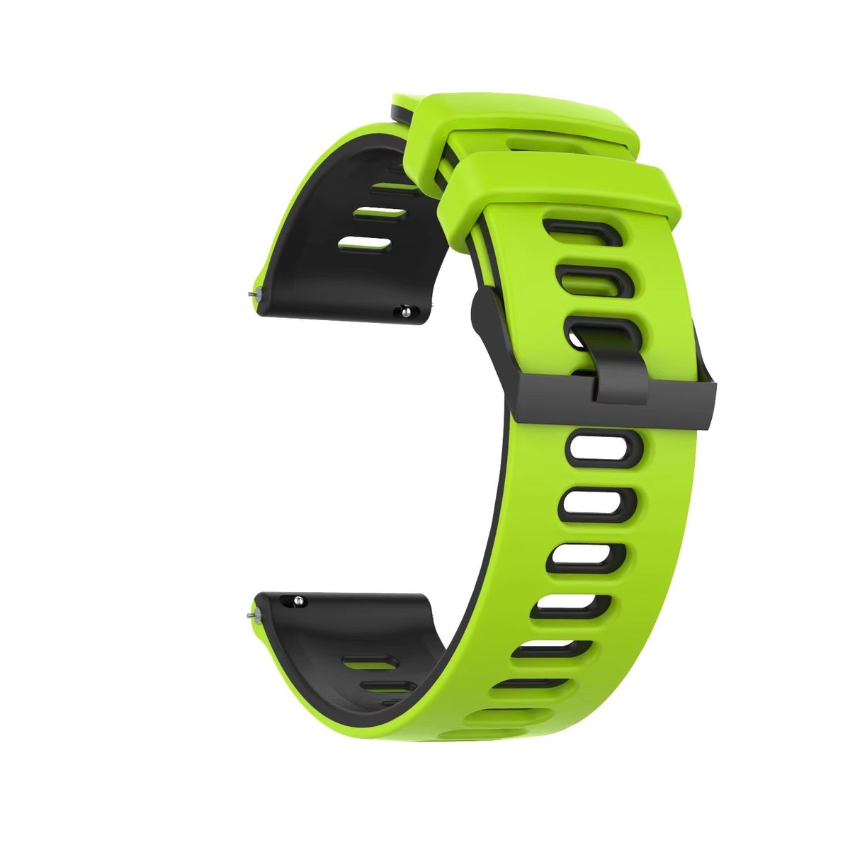 GENERICO - Correa Silicona Runner para SAMSUNG WATCH 6 - 6 CLASSIC - Limon Negro