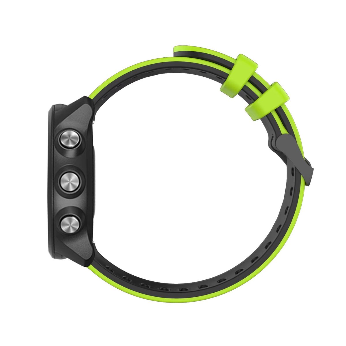 GENERICO - Correa Silicona Runner para SAMSUNG WATCH 6 - 6 CLASSIC - Limon Negro