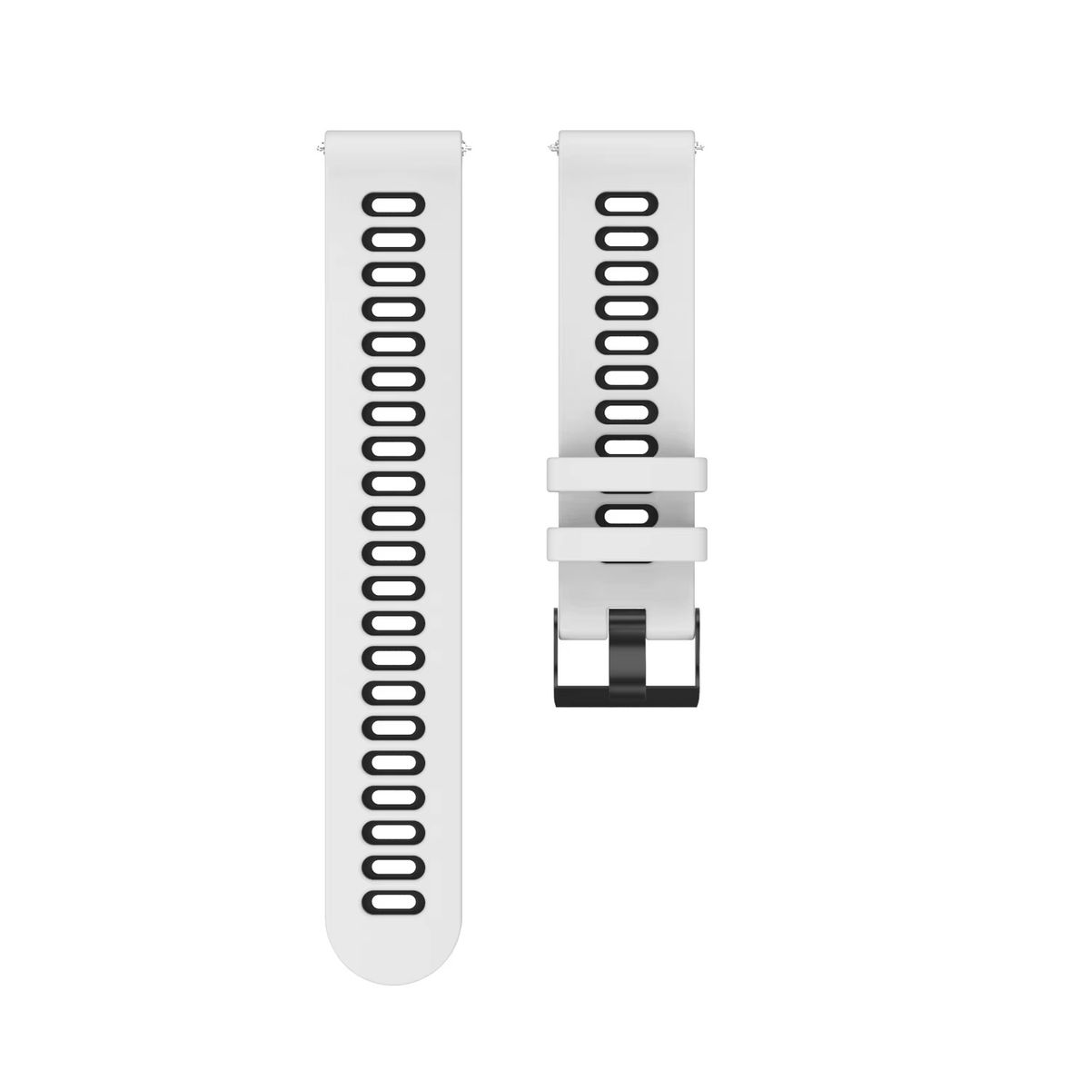 GENERICO - Correa Silicona Runner para XIAOMI WATCH S4 - S3 - S2 - S1 - BlancoNeg