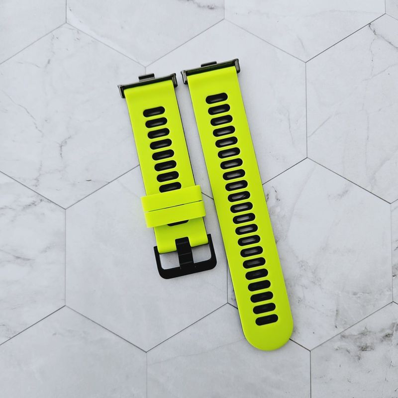 GENERICO - Correa Silicona Runner para REDMI WATCH 5 CLASSIC - Limon Negro