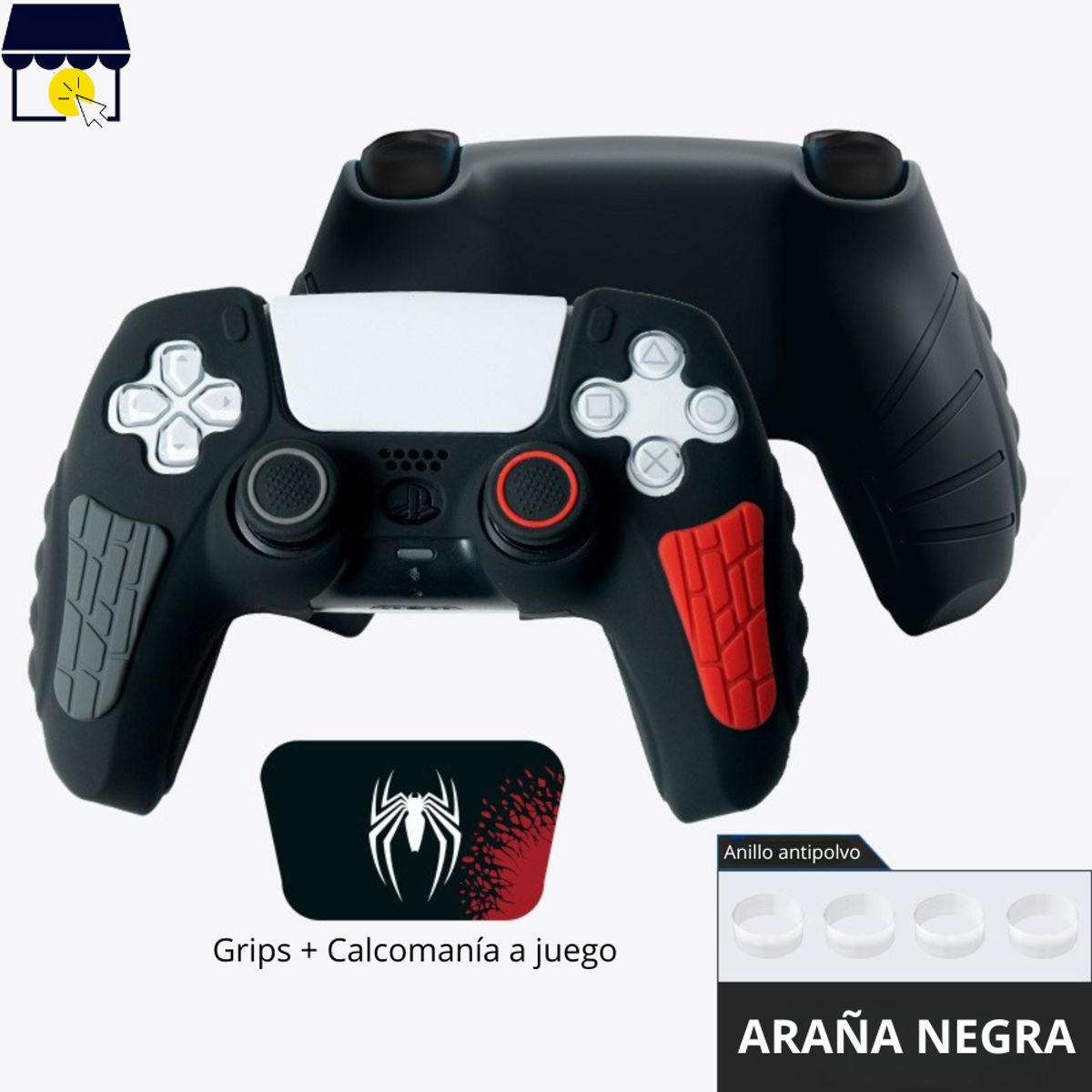 GENERICO - Funda protector para mando dualsense PS5 - Spider B