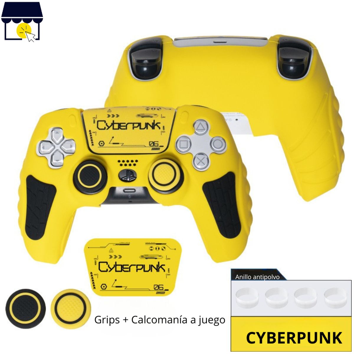 GENERICO - Funda protector para mando dualsense PS5 - CB Punk