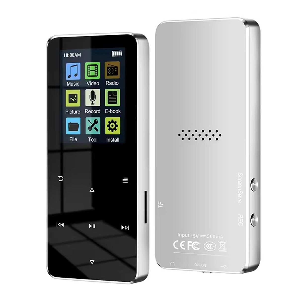 CORRERREY - Reproductor de Mp3 64G reproductor de música MP4 Bluetooth 50