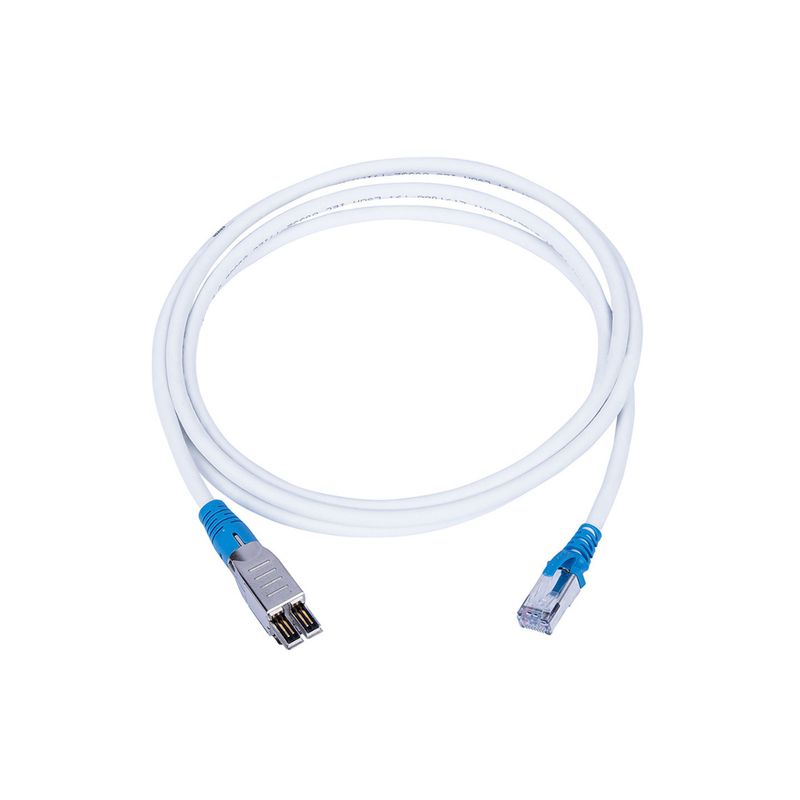 GENERICO - PATCH CORD TERA RJ45 4 PARES LSZH 2M AZUL PN  T4A-S02M-B06L