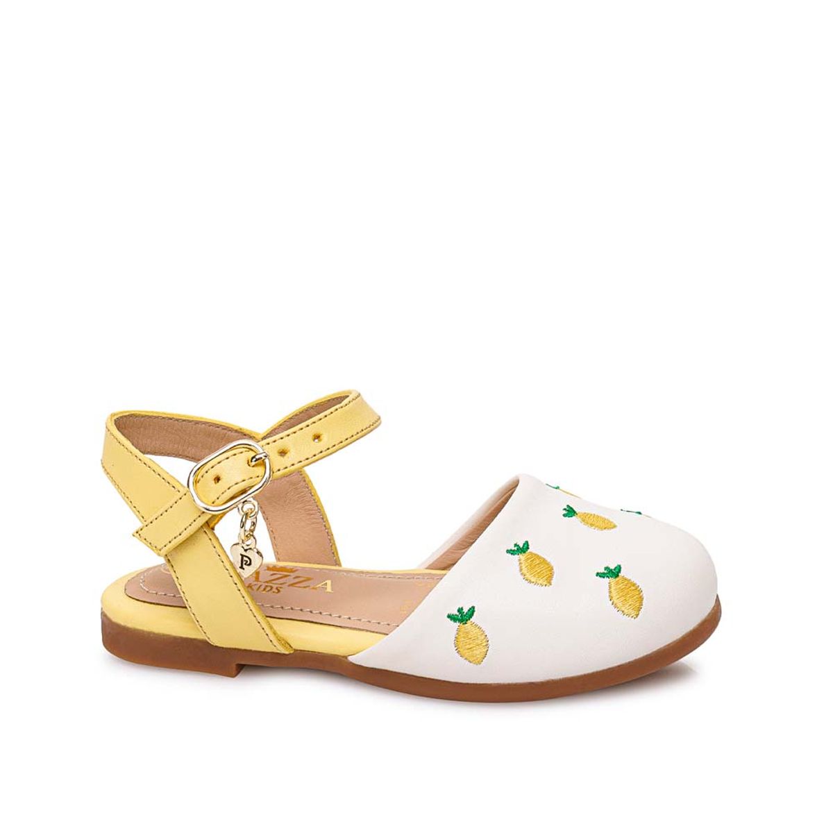 Piazza - Sandalia DOrsay Casual MADIS-2607 BlancoAmarillo Piazza Kids