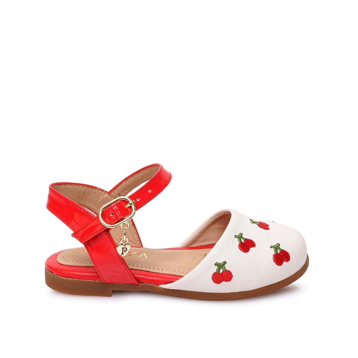 Piazza - Sandalia DOrsay Casual MADIS-2608 RojoBlanco Piazza Kids