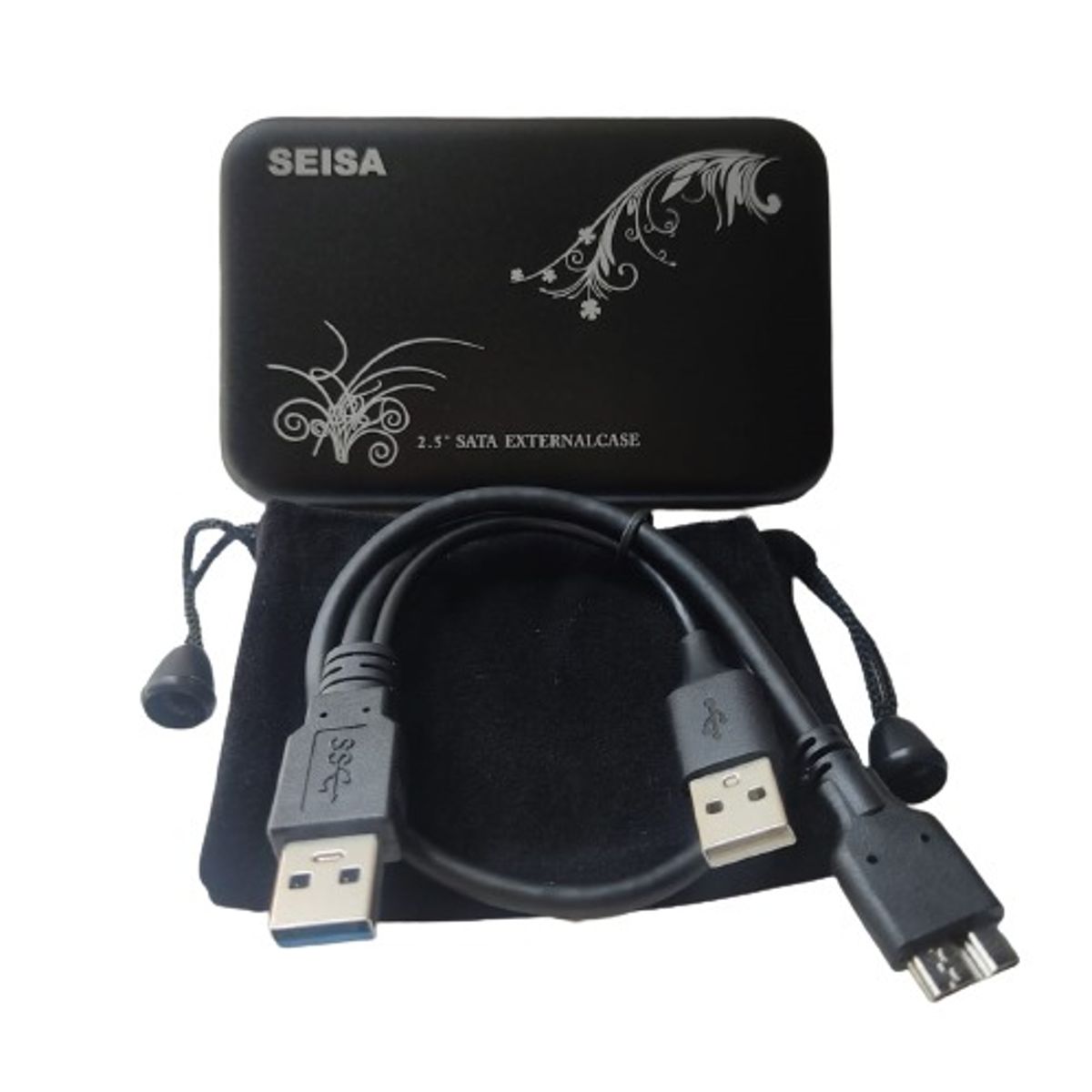 SEISA - Case Sata A Usb 3.0 Para Disco Duro 2.5 Ssd Hdd Hasta 2tb