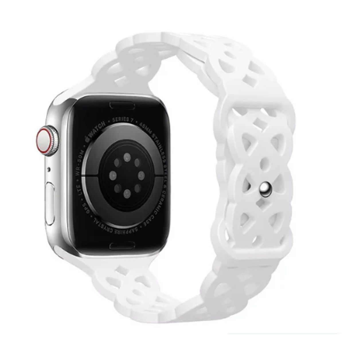 GENERICO - Correa Doble Trenzado para Apple Watch 42mm - Blanco
