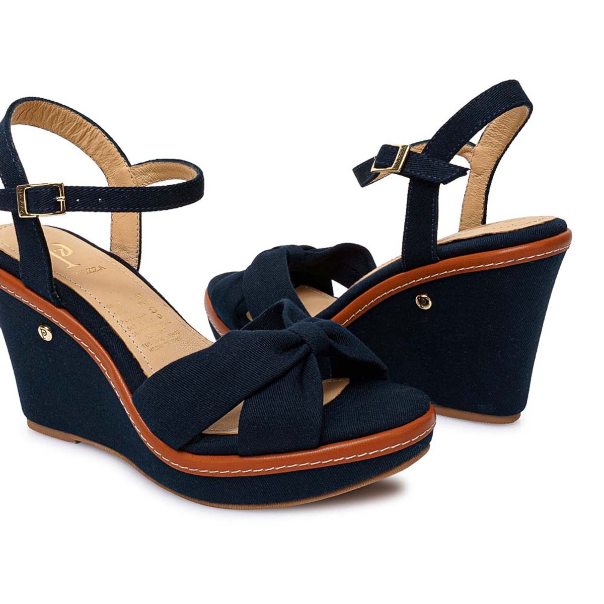 Piazza - Sandalia DOrsay Casual WAL-2612 Azul Piazza