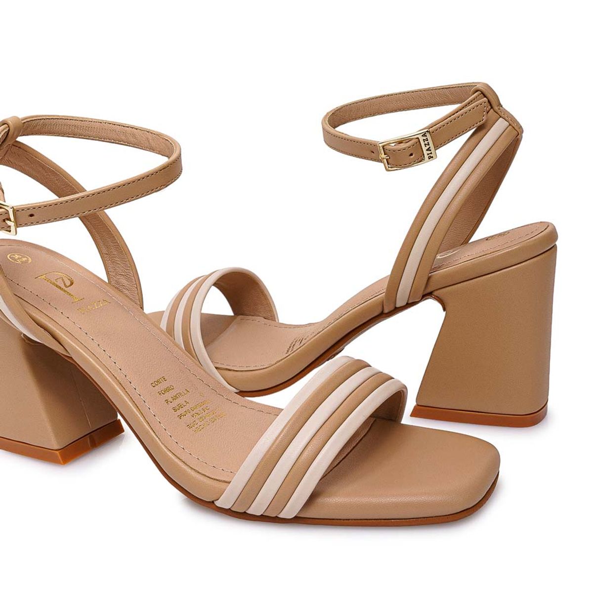 Piazza - Sandalia DOrsay Casual DON-2605 BeigeHueso Piazza