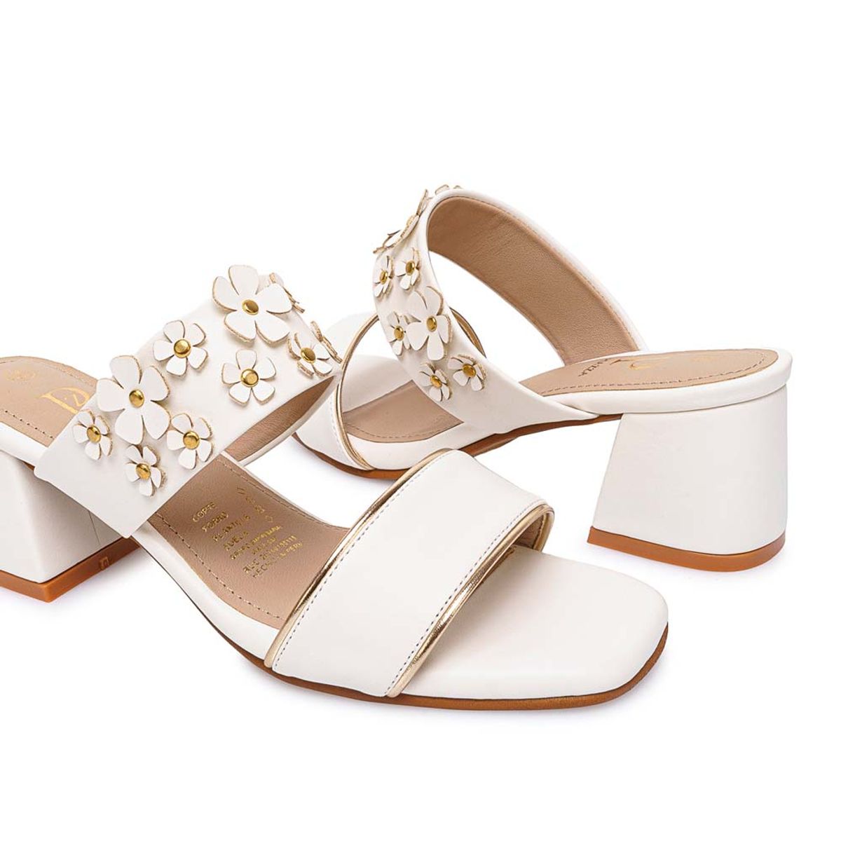 Piazza - Sandalia Dorsay Casual DON-2615 Blanco Piazza