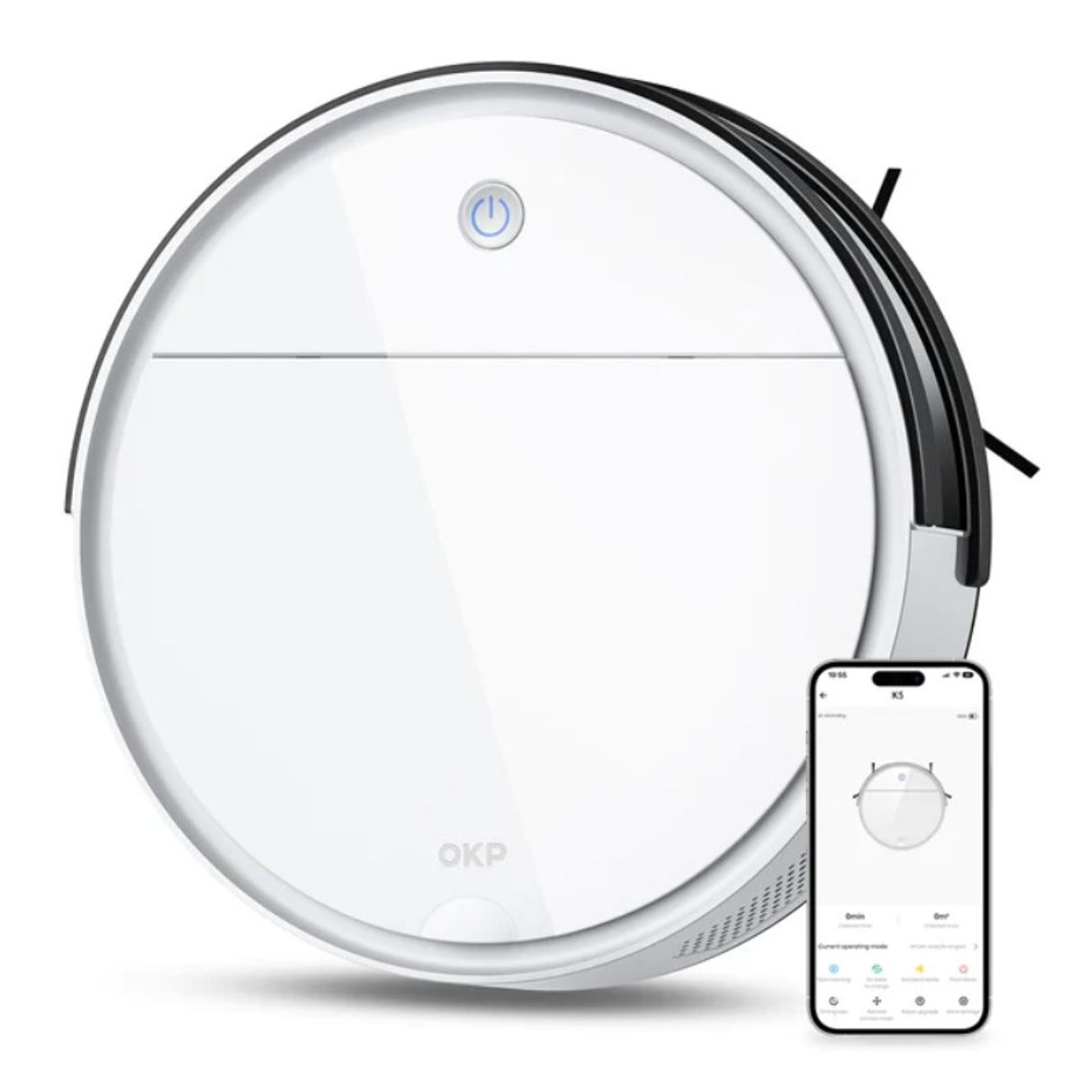 GENERICO - Robot Aspirador OKP Life K5 compatible con Alexa google assitant