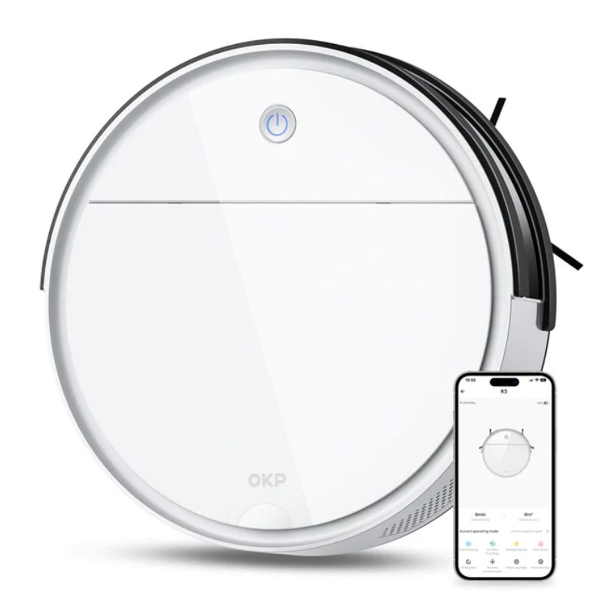 GENERICO - Robot Aspirador OKP Life K5 compatible con Alexa google assitant