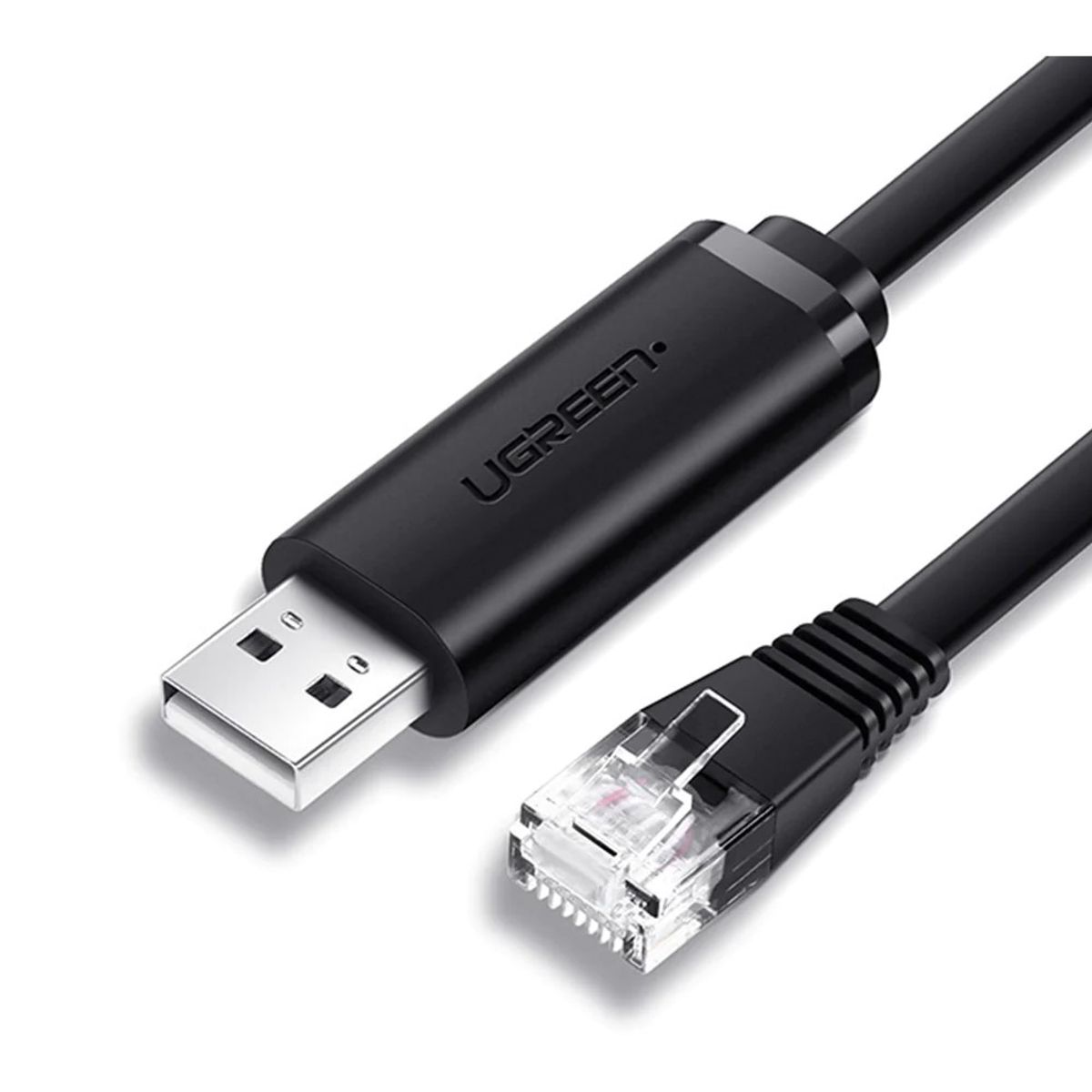 UGREEN - Cable Consola Ugreen USB 2.0 RJ45 RS232 FTDI Chip 150cm CM204 - 50773