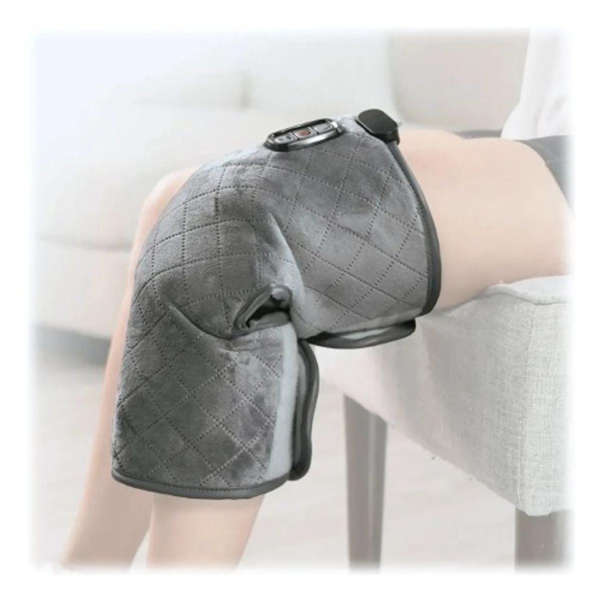 GENERICO - Masajeador Almohadilla Eléctrico  De Rodilla Calor Y Vibración