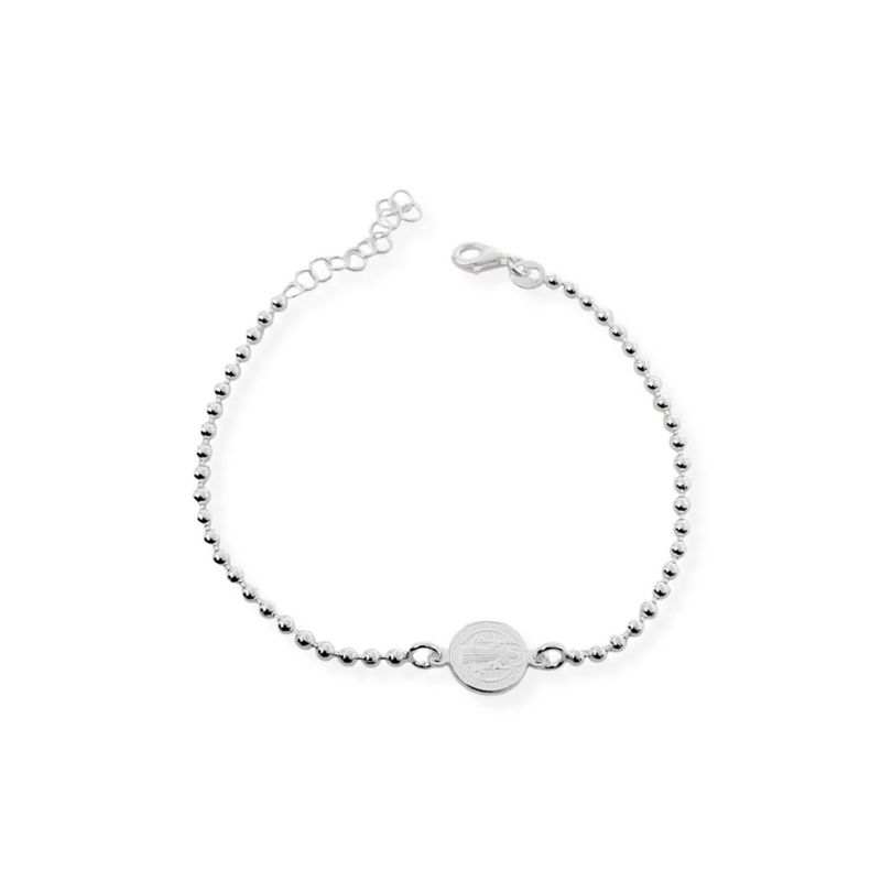SANTORAL - Pulsera Puntos San Benito - Plata