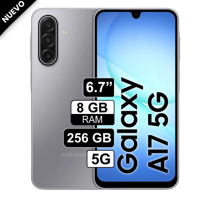 SAMSUNG - Celular Samsung Galaxy A17 5G 8GB RAM 256GB Dual SIM Blanco