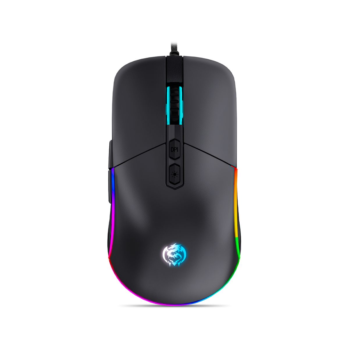 CYBERTEL - Mouse Gamer Alámbrico 7B RGB 7200DPI Cybertel Striker CBX M601