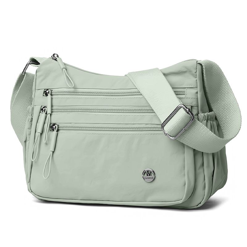 KELLER - Morral para Mujer con Correa Ajustable Y Múltiples Bolsillos Verde BP3