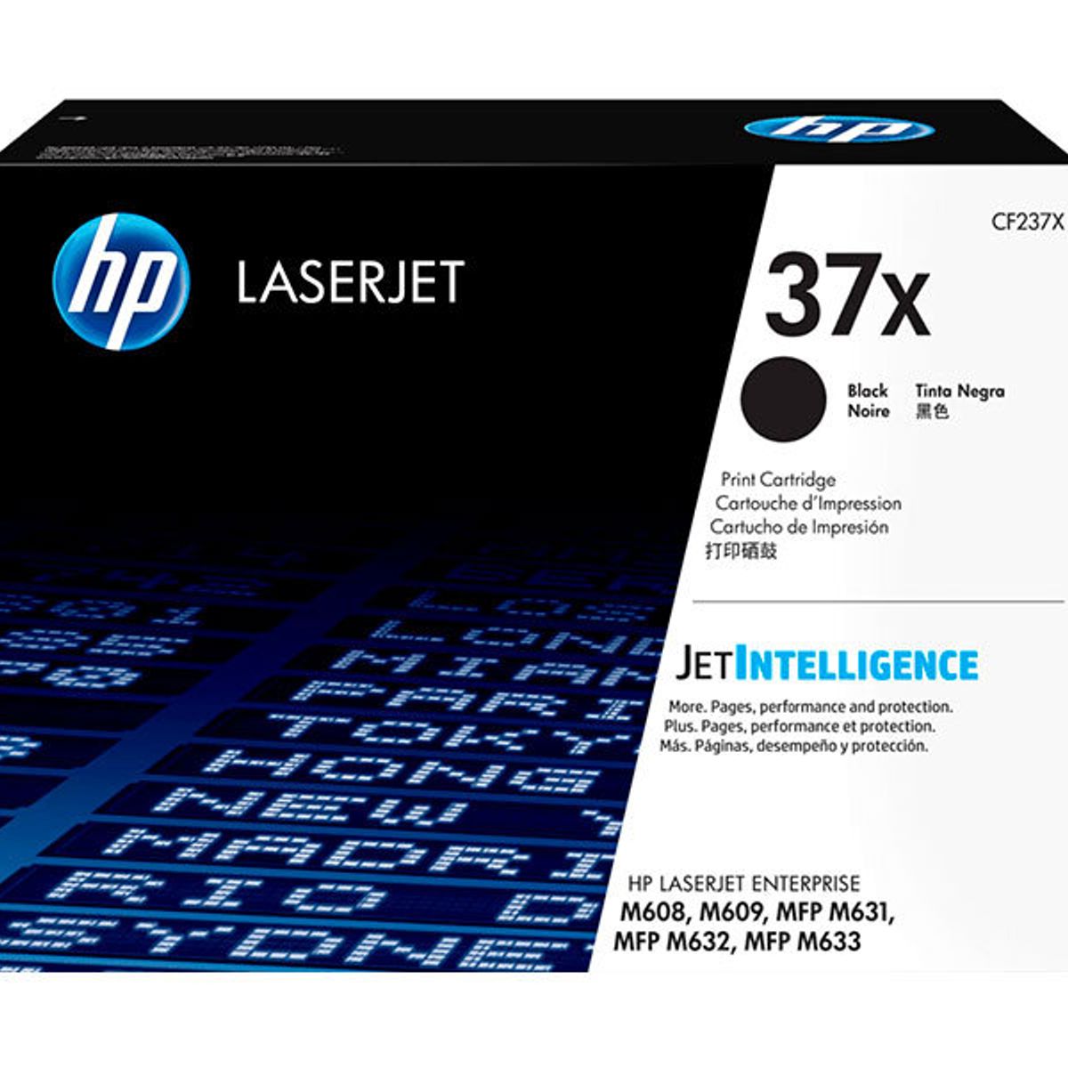 HP - TÓNER HP CF237X 37X NEGRO M631M607 25KPG