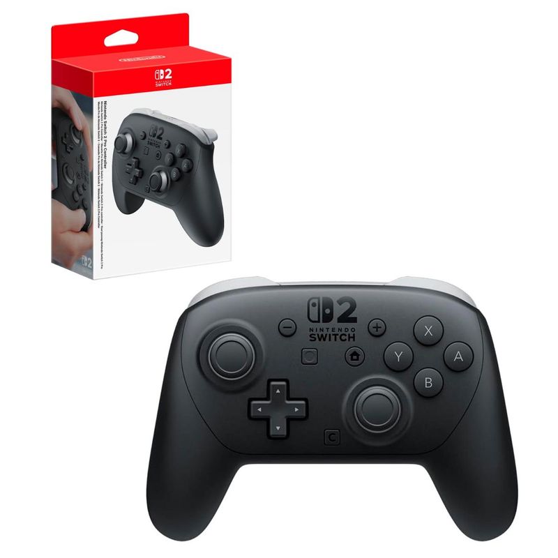 NINTENDO - Mando Pro Controller Nintendo Switch 2 Gris