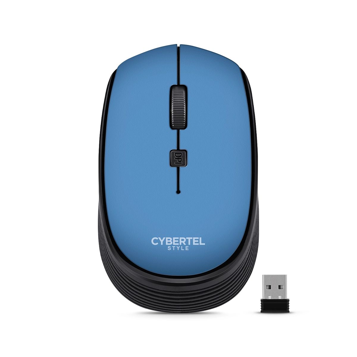 CYBERTEL - Mouse 2 Modos:Bluetooth Inalámbrico 1600DPI Cybertel Style2 M312B-2M