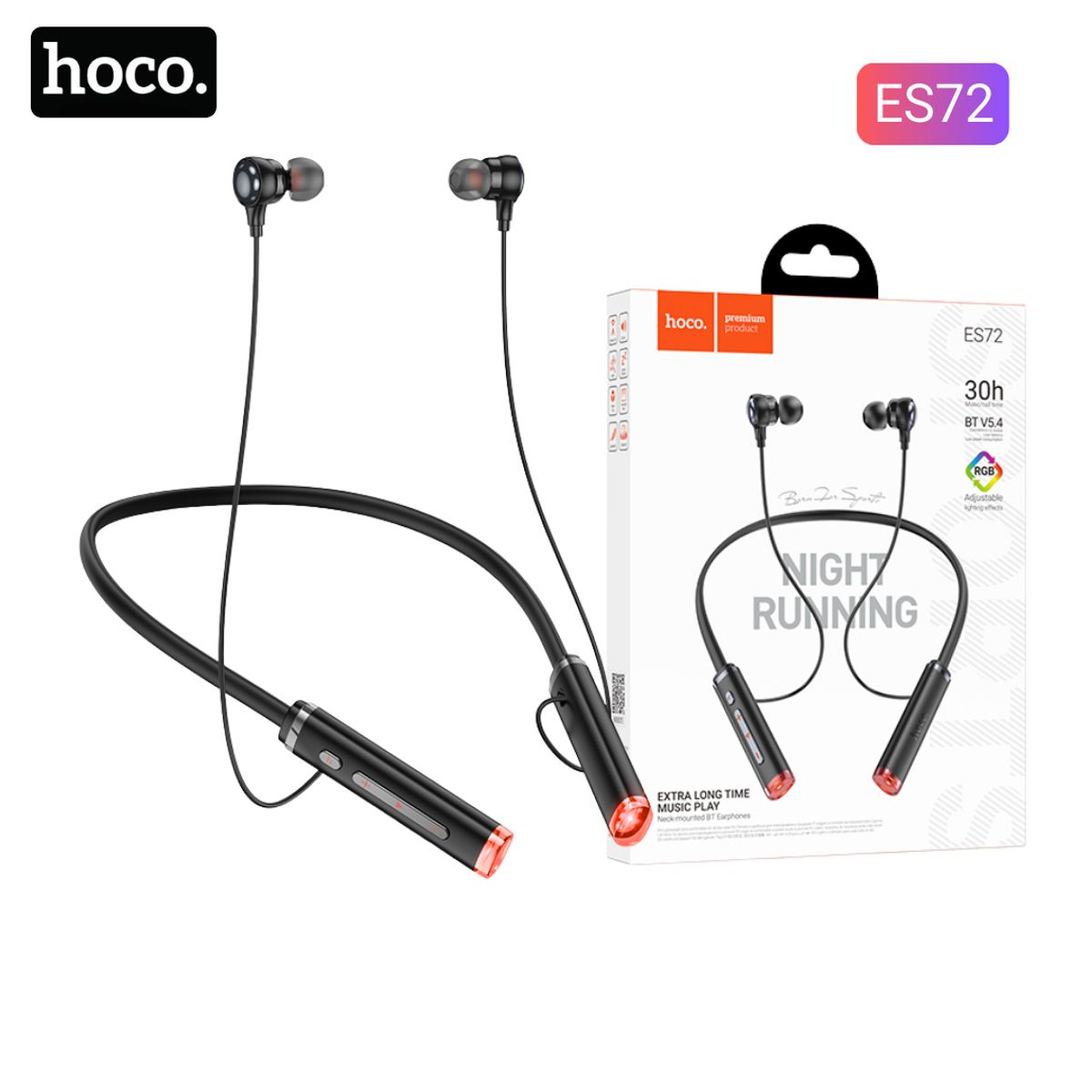 HOCO - Audífonos Deportivos Inalambricos Hoco Bluetooth 30 Horas