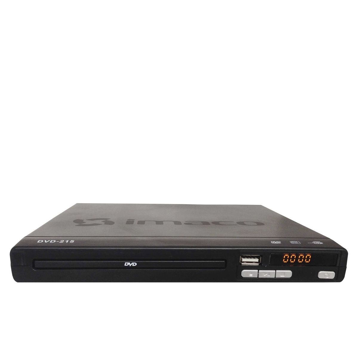 IMACO - Reproductor DVD con USB Negro