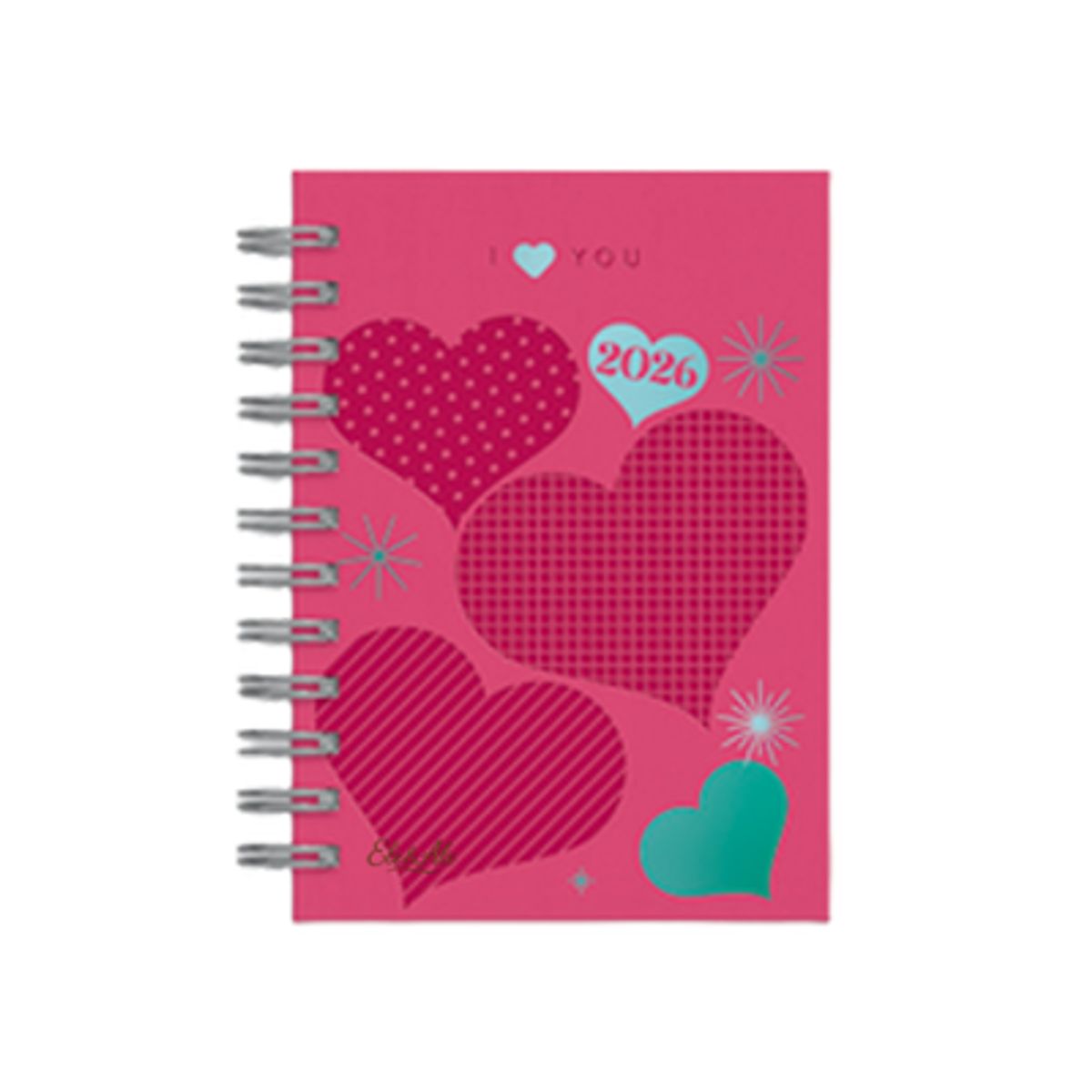 GENERICO - AGENDA 2026 ANILLADA CORAZON – CASTELLI