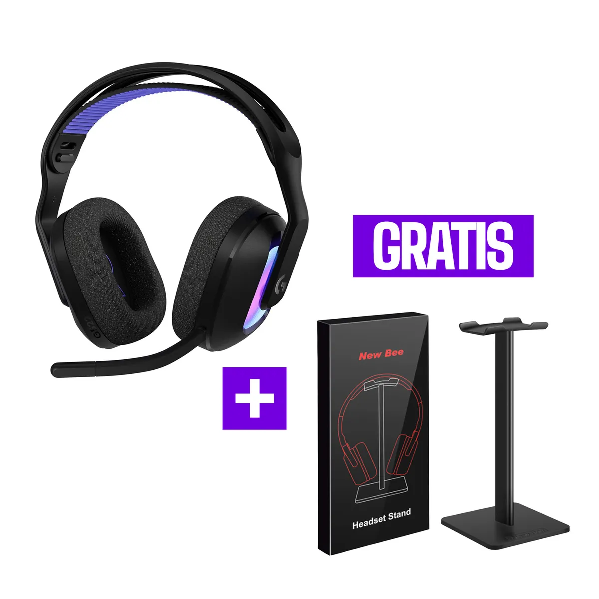 LOGITECH - Audifono Gamer Con Microfono Logitech G522 Lightspeed Black