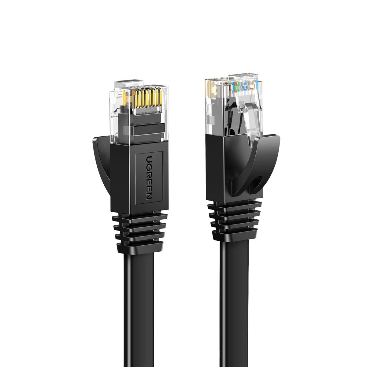 UGREEN - Cable Ugreen Ethernet Cat6 1m Cobre Puro Negro NW101-50191