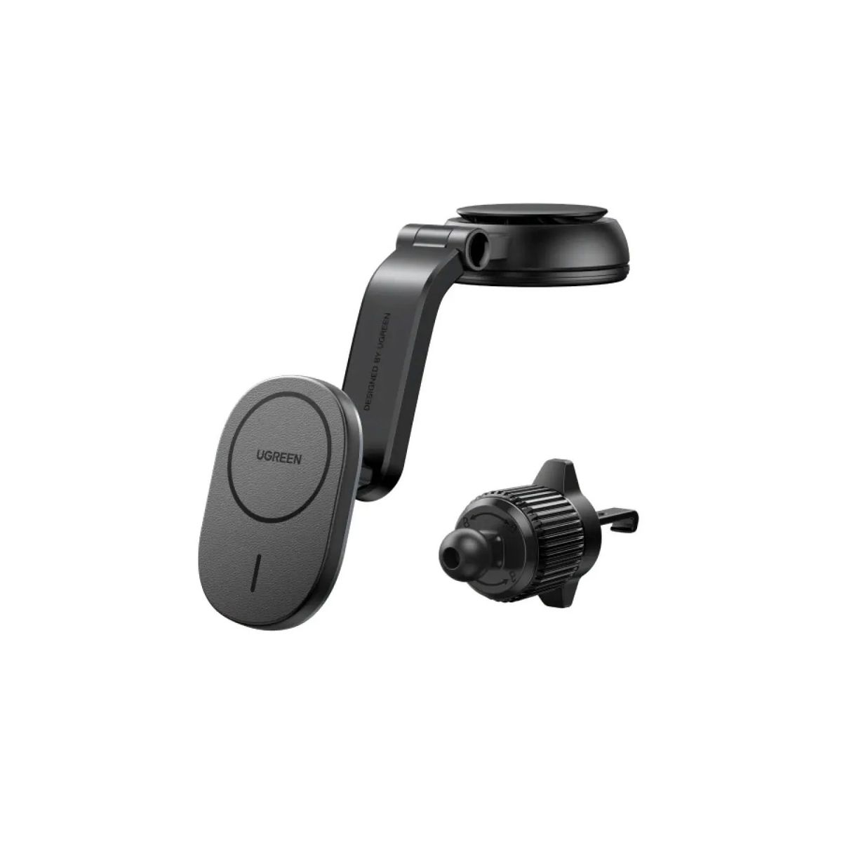 UGREEN - Cargador Inalambrico Magnetico Ugreen Para Auto 15W Negro 15120