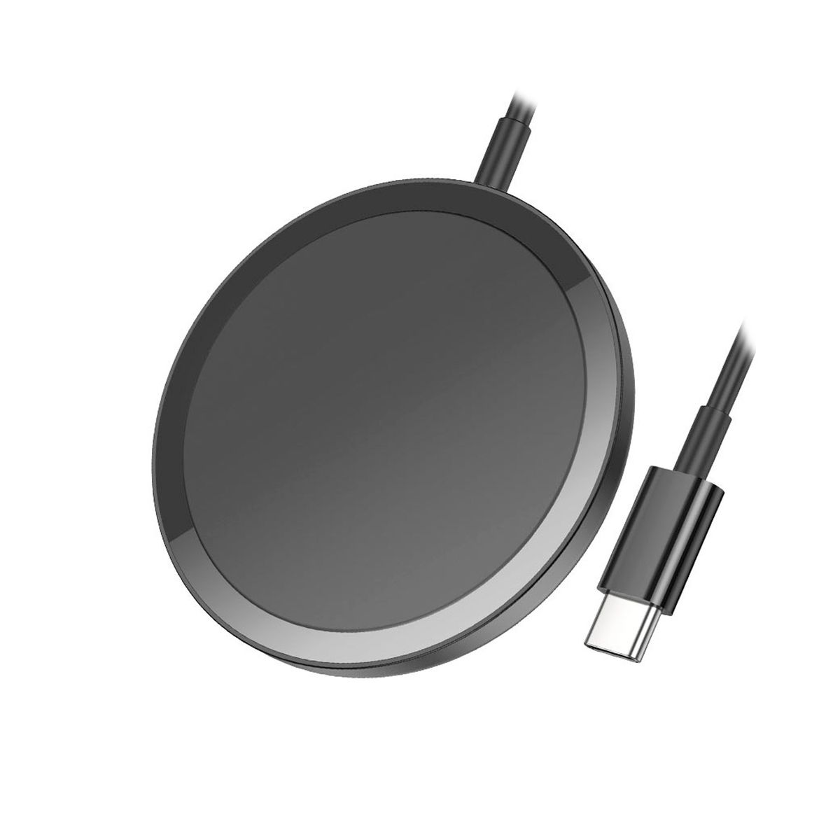 HOCO - Cargador Magnetico Inalambrico Hoco Carga Rapida 15W Negro