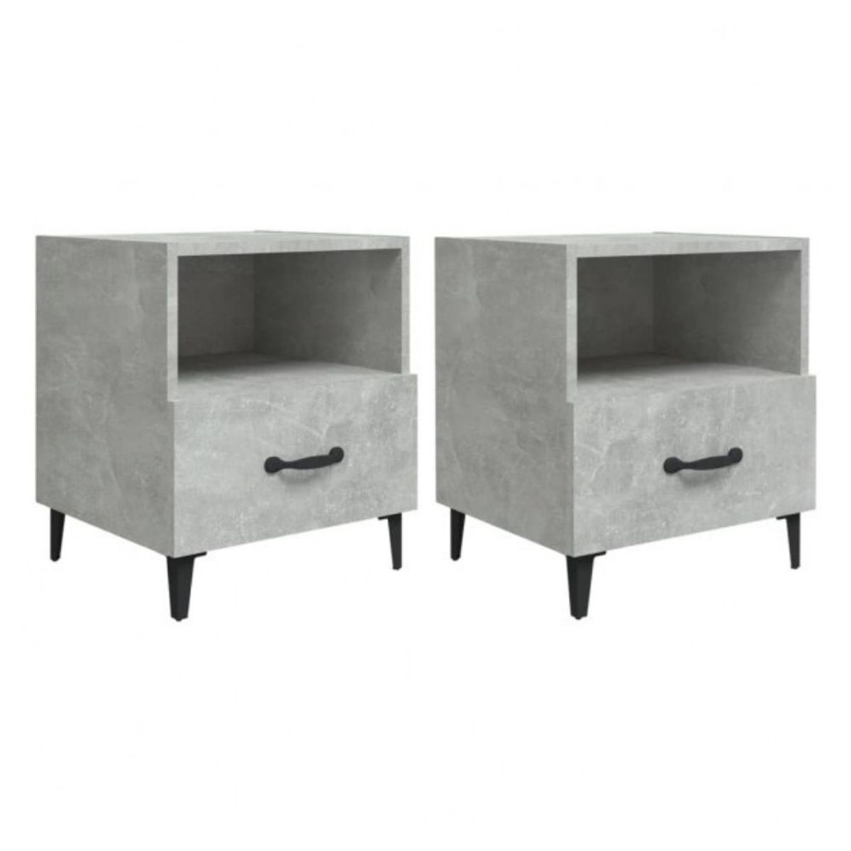 GENERICO - Velador Vintage Ai Cemento 2 Unid. Ruta81