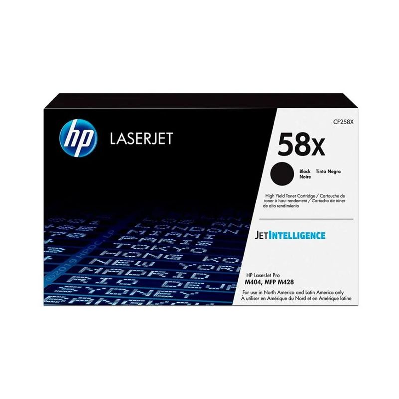 HP - TÓNER HP 58X NEGRO (CF258X) LASERJET M404/M428 10.000 PG