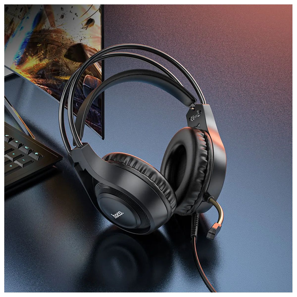 HOCO - Audífono Gamer Hoco con Micrófono Profesional Pc Laptop Notebook