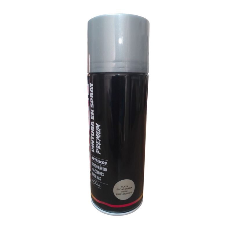 KNAUF - Pintura Spray Knauf Plata Escarchada #1580   -  Plata