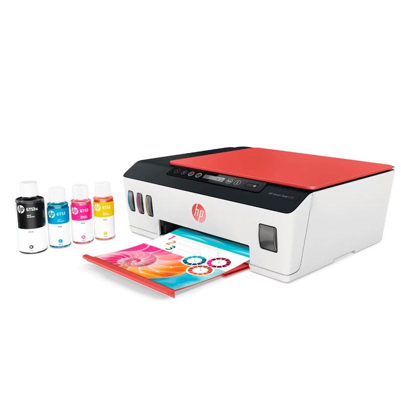 HP - Impresora Multifuncional HP Smart Tank 519 Tinta Continua Bluetooth
