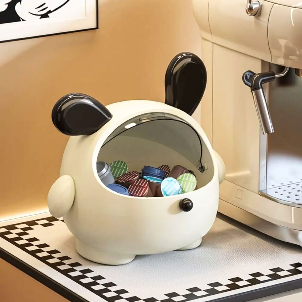 GENERICO - Organizador modelo conejo de escritorio multifuncional