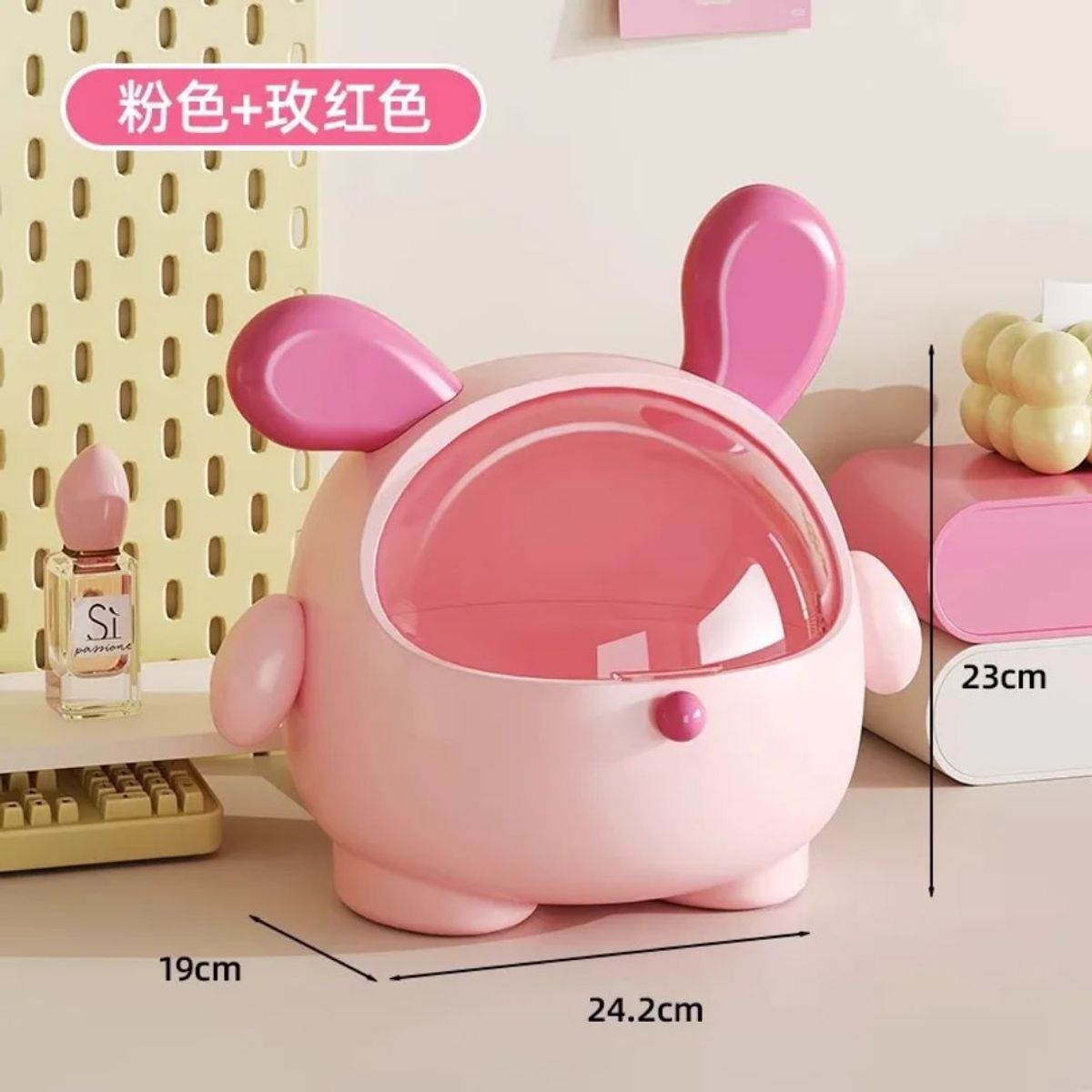 GENERICO - Organizador modelo conejo de escritorio multifuncional