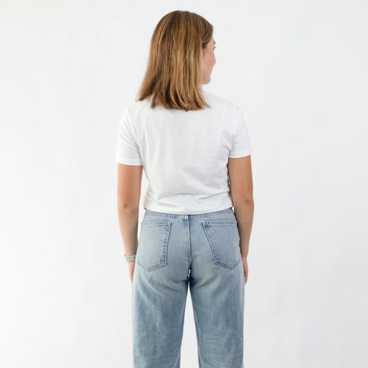 CINCO AM - CROP TOP LIFESTYLE WOMEN SKY PEARL DOING GREAT  CINCO AM