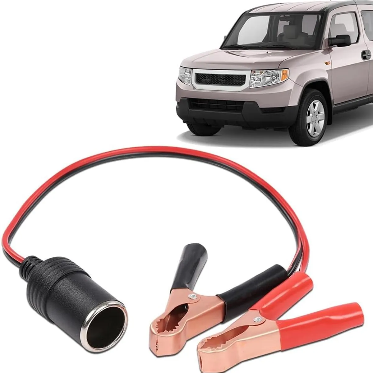 OEM - Pack x2 Adaptador de Batería de 12V a Pinza de Cocodrilo